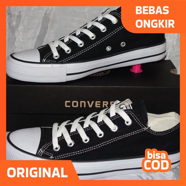 sepatu converse wanita pria premium original warna hitam tinggi sepatu converse original