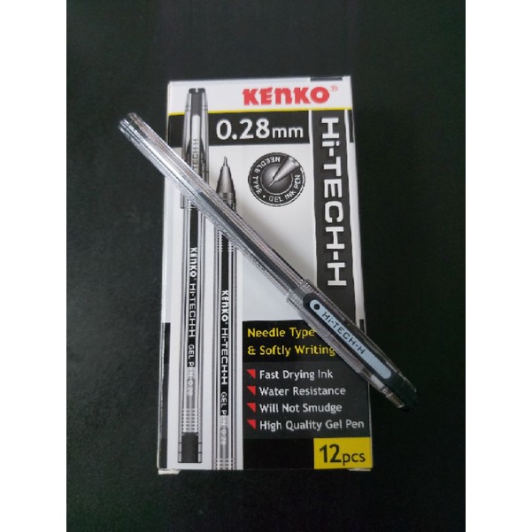 

Bolpen Hi-Tech-H 0.28 Black ecer dan grosir