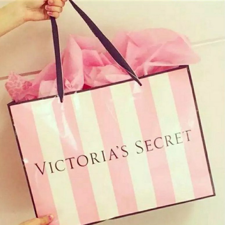 ON SALE!❤VICTORIA'S SECRET VS PAPER BAG SIZE L PROMO SUPER MURAH LEBAY KANTONG KERTAS BESAR SERBAGUNA PINK MUDA GARIS-GARIS BESTSELLER KERTAS KADO ULANG TAHUN VALENTINE ANNIVERSARY SESERAHAN SANJIT CANTIK MEWAH MERAH MUDA GOODIE BAG TISSUE