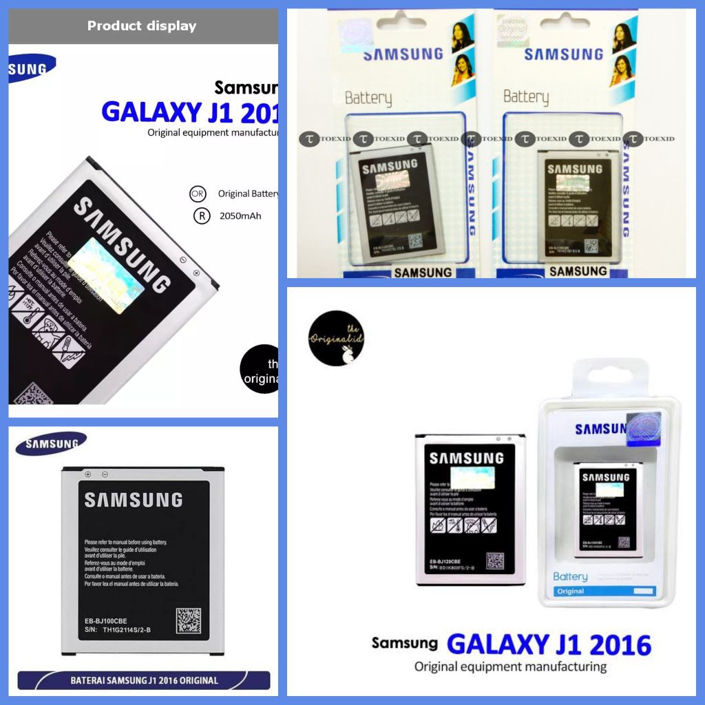 BATERAI SAMSUNG J1 2016 J120 BATERAI ORI 99%