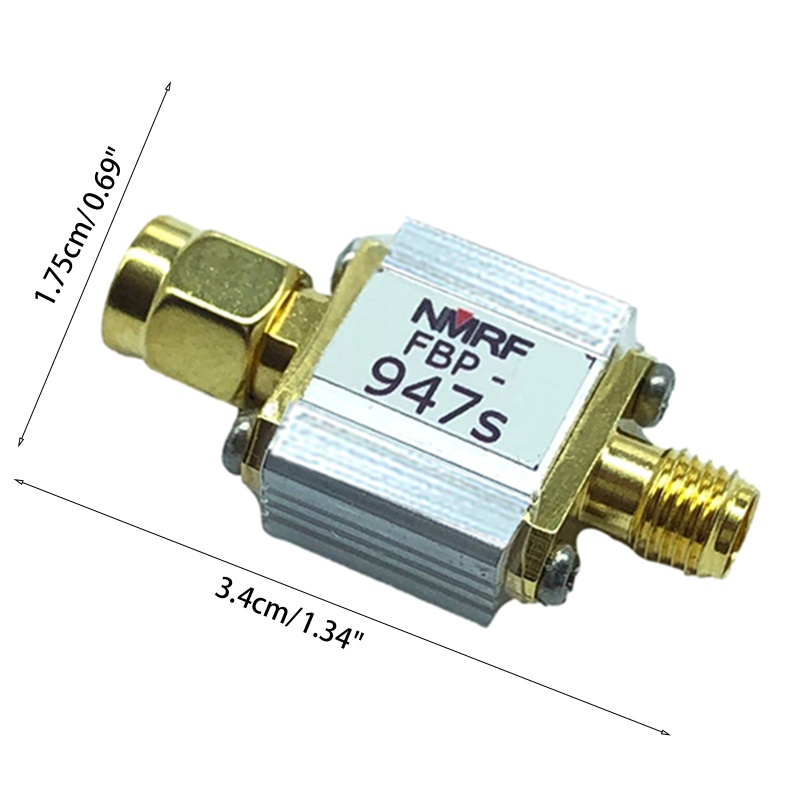 Btsg FBP-947S Bandpass Filter 947MHz Surface Acoustic Wave GSM900 Pengujian Sinyal