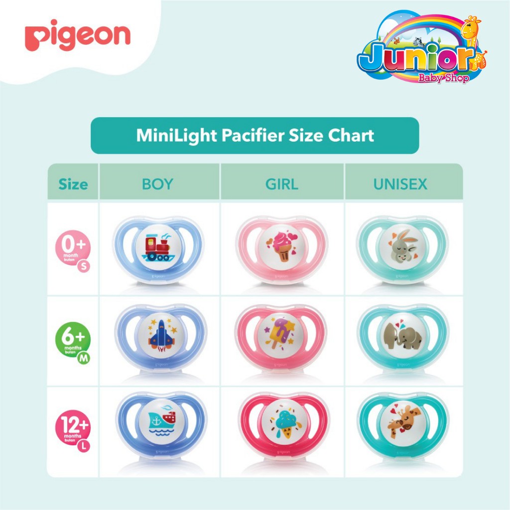 Pigeon MiniLight Pacifier | Empeng Bayi