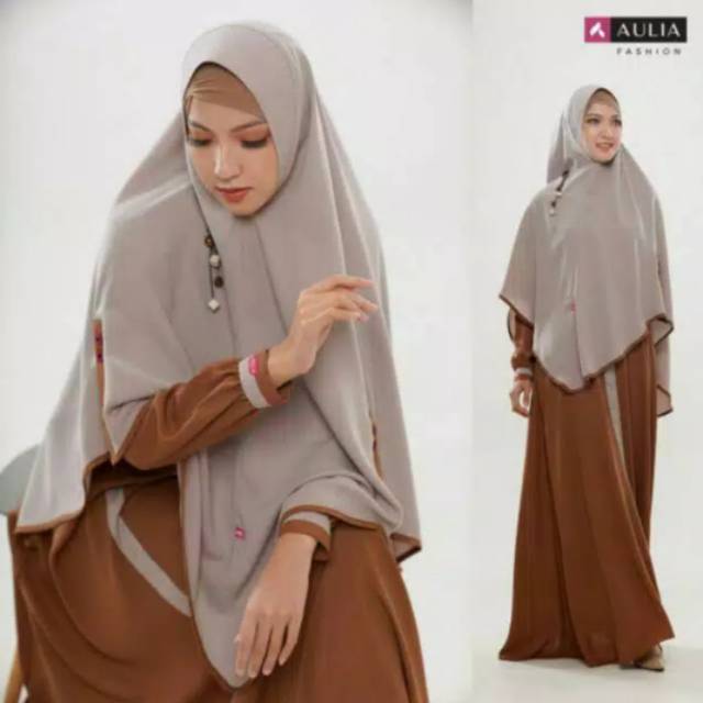 Baju gamis aulia shafara peanut