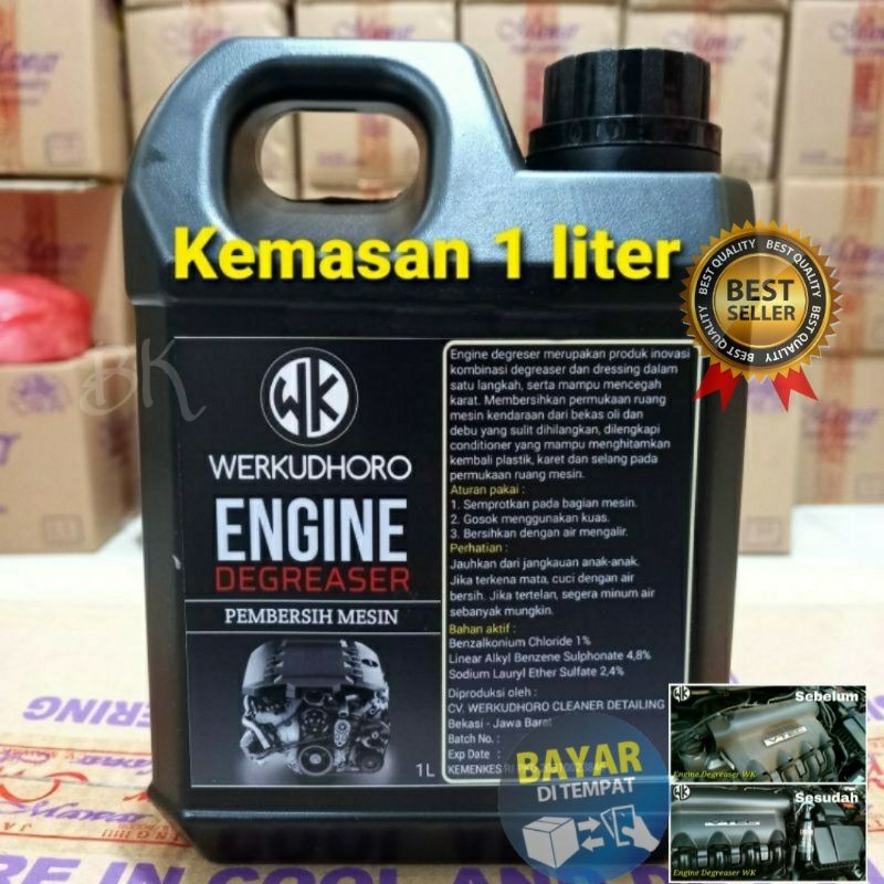 Pembersih kerak ruang mesin / Engine degreaser isi ulang 1 liter