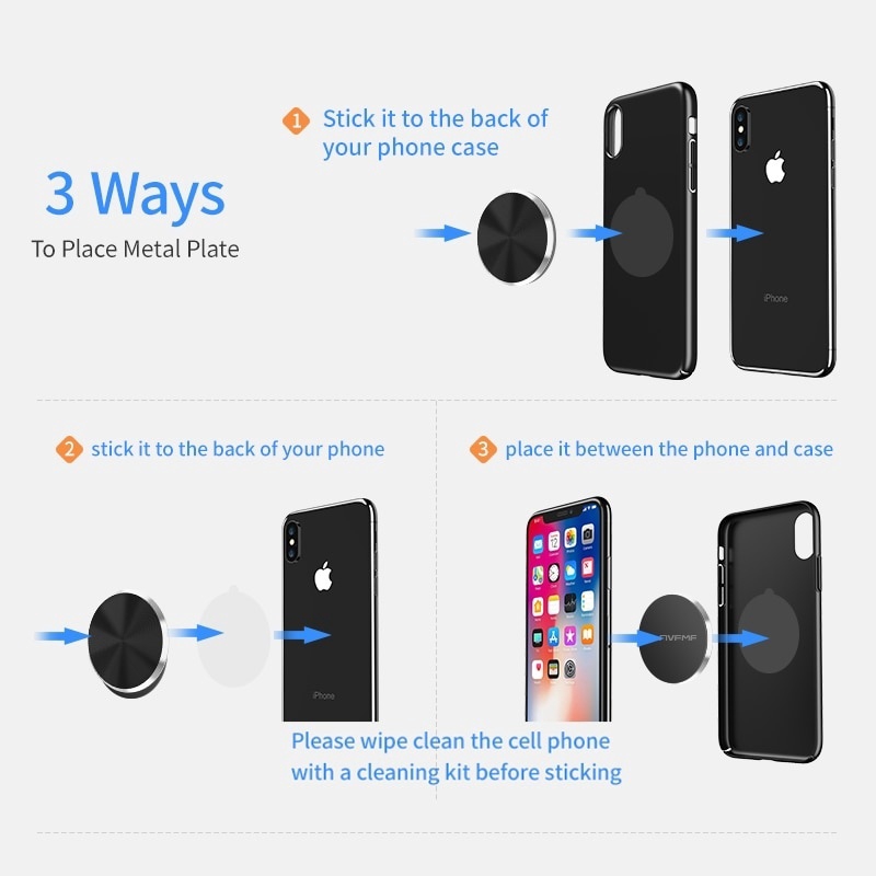 Mini Magnetic Phone Holder Car Dashboard Bracket Multifunction Universal Stand For IPhone Xiaomi