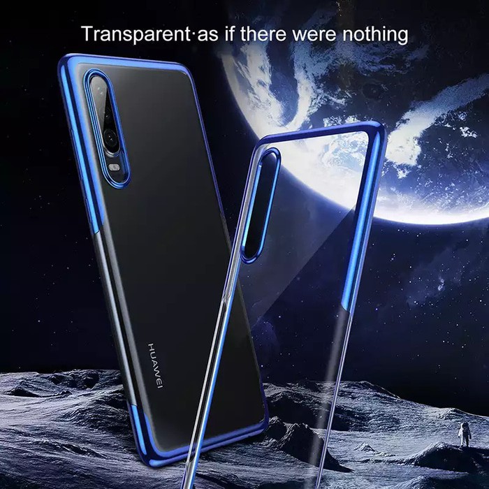 BASEUS Premium Platting Slim Case For Huawei P30pro P30 pro Black Blue