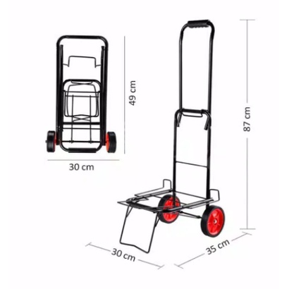 Troli / Trolley / Troly Lipat Serbaguna - Trolley Besi Lipat