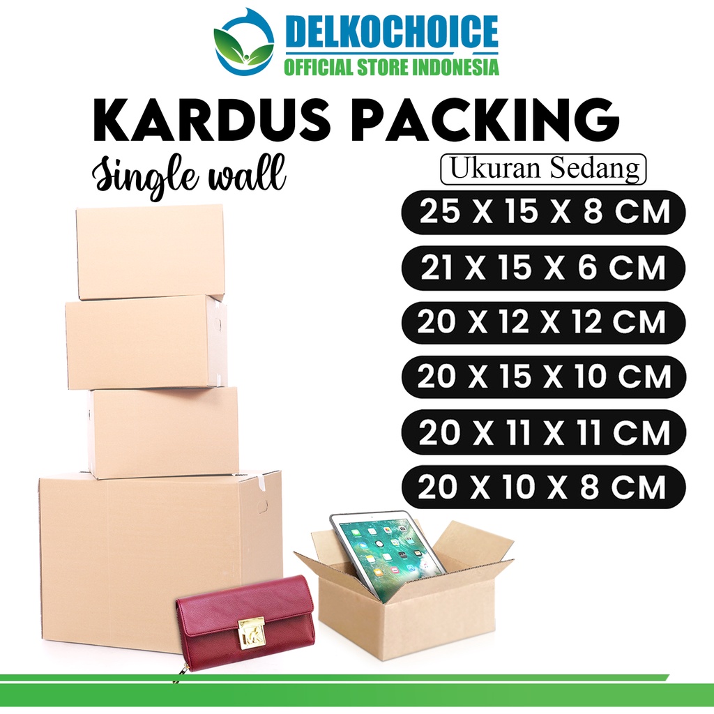 

KARDUS PACKING MEDIUM KARTON BOX DUS SEDANG KOTAK PACKAGING RUSFET PREMIUM