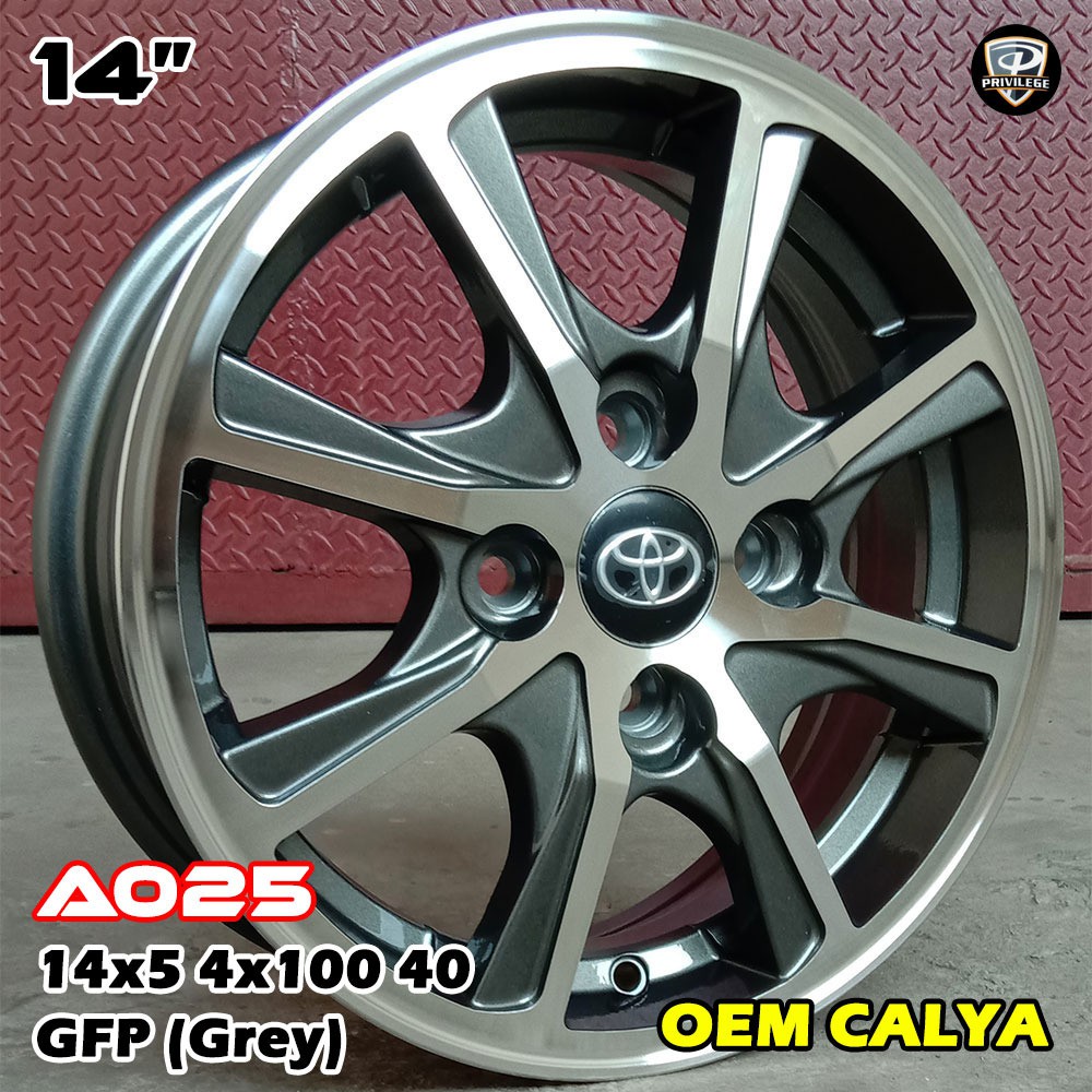 Velg Mobil Ring 14 Toyota Agya Calya Etios Yaris Corolla A025 GFP Baru