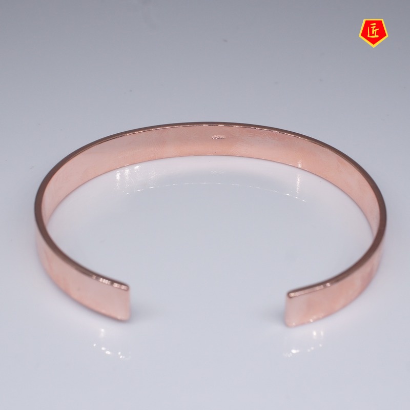 [Ready Stock]Simple Rose Gold Couple Bracelet