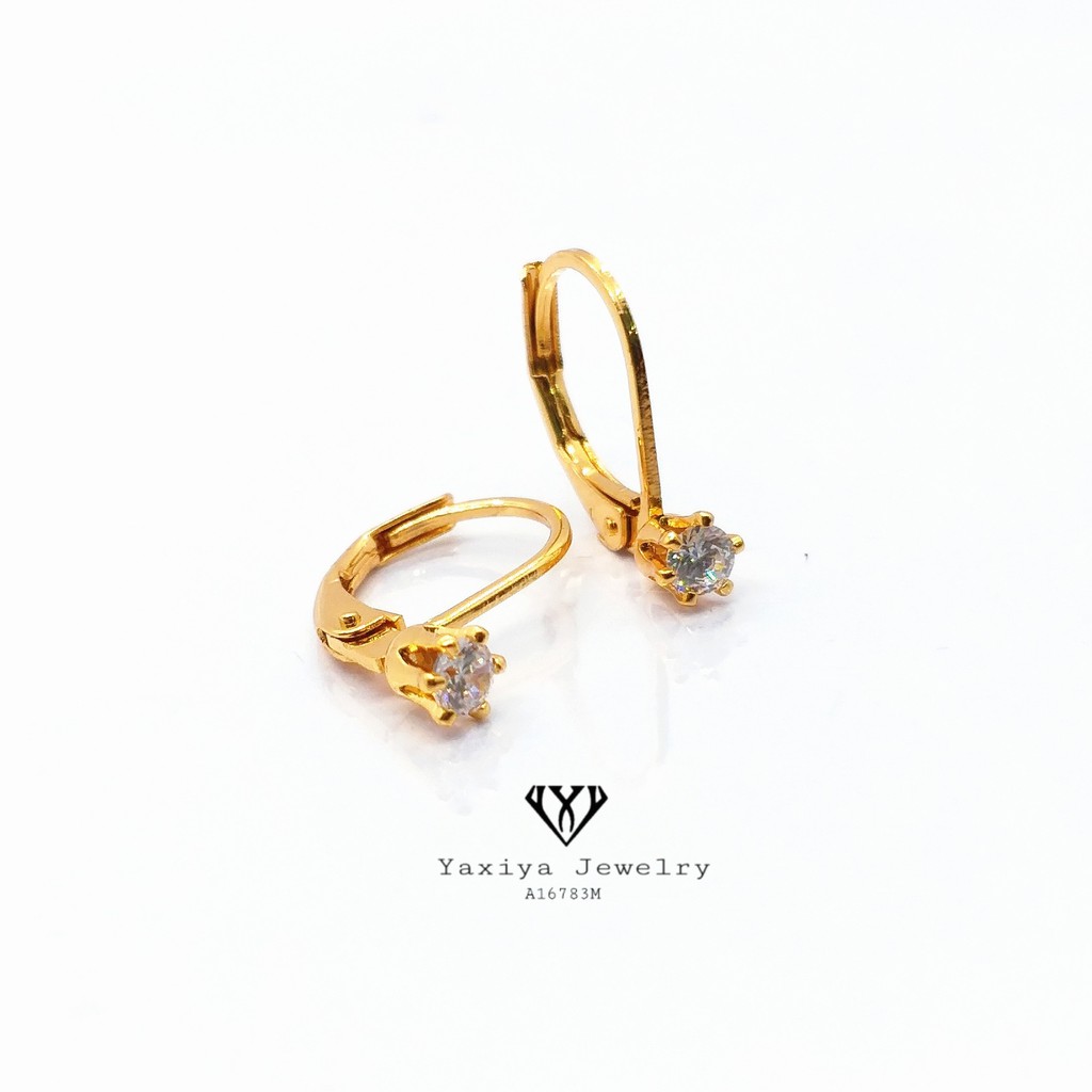 Anting Desi Perhiasan imitasi lapis emas 18K Yaxiya Anting Desi Perhiasan imitasi lapis emas 18K Yaxiya