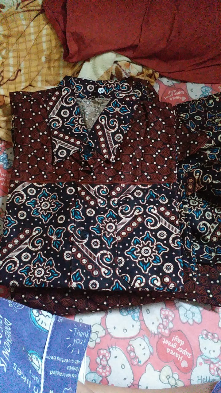 Batik Couple Seragam Keluarga Motif Mataram