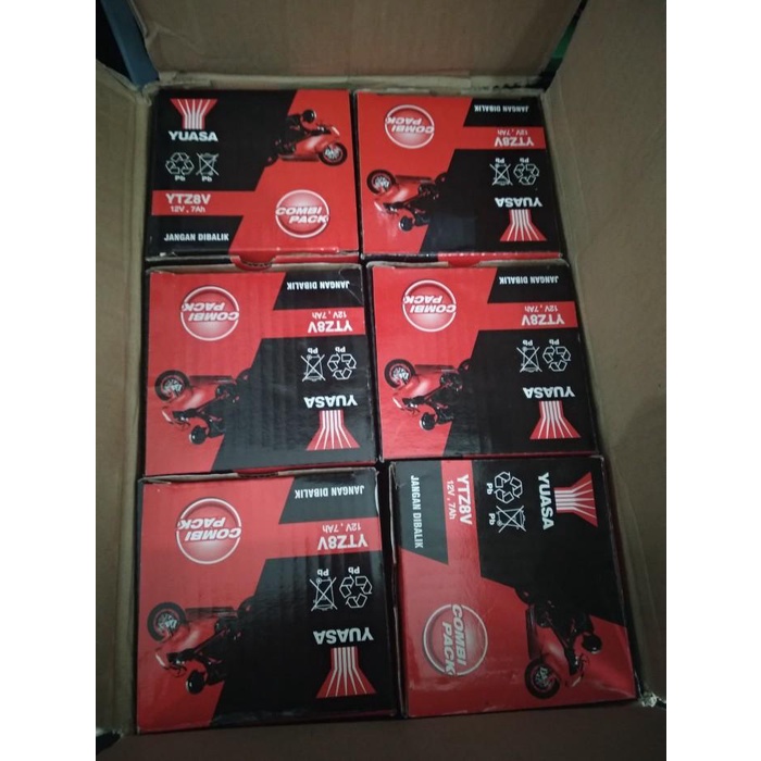 Aki Motor Yuasa YTZ8V / GTZ8V Aki Accu Kering Yuasa YTZ 8V / GTZ 8V