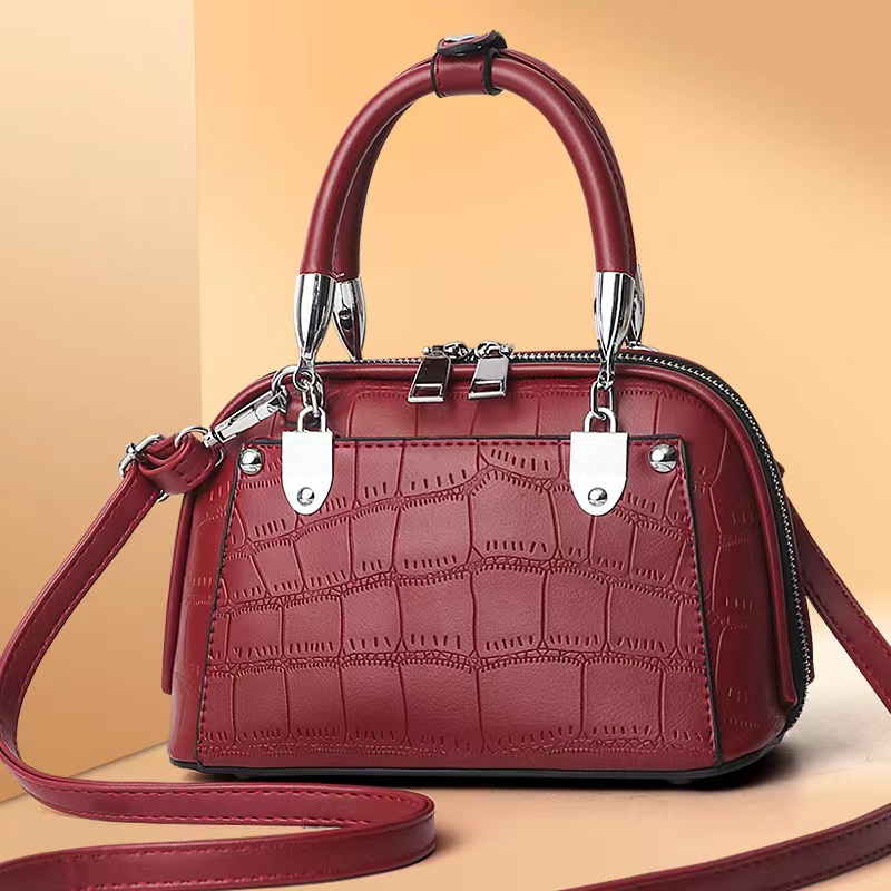 JK 932 1KG MUAT 2PCS TAS SELEMPANG FASHION IMPORT HAND BAG WANITA MINI MOTIF CROCO T804 C8635 Y38771 E6245