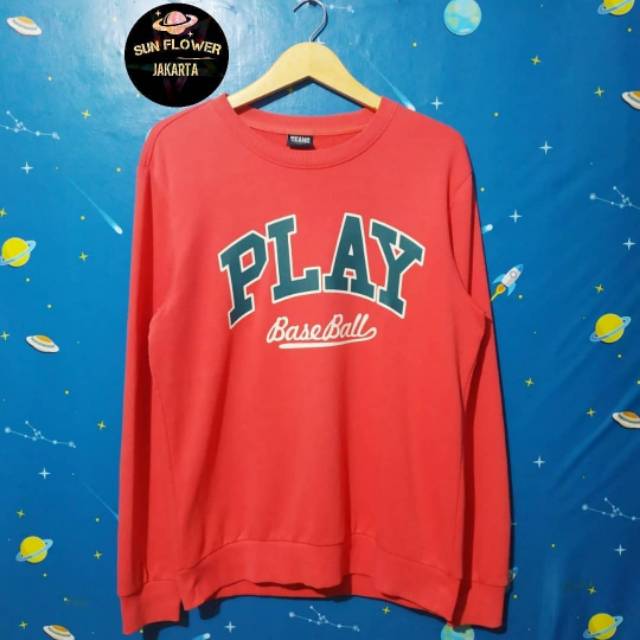 Crewneck Play Baseball Teams x Polham Original