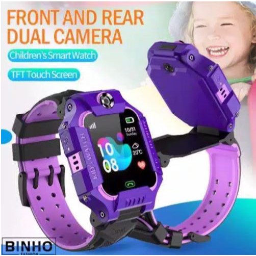 Kids Smartwatch Jam Tangan Anak Pintar Anti air Double Camera Q19