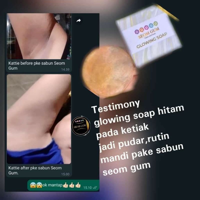 SABUN SEOM GUM GLOWING/FEMININE SOAP AGEN RESMI DIJAMIN ORIGINAL