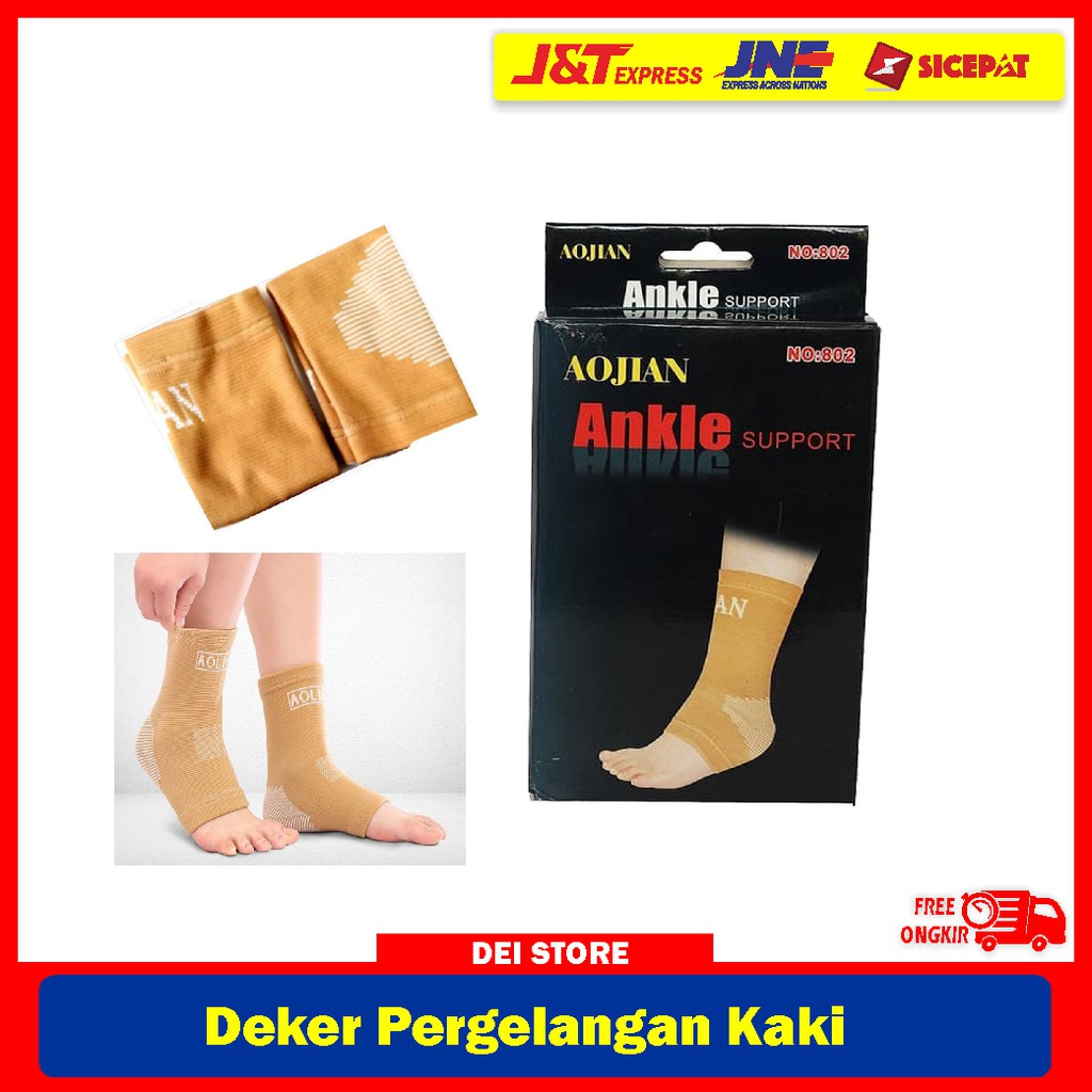 Deker Pelindung Kaki Anti Cedera / Deker Elastis Aojian / Deker Olahraga Sarung Kaki