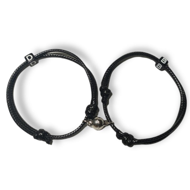 Gelang Couple Magnet inisial