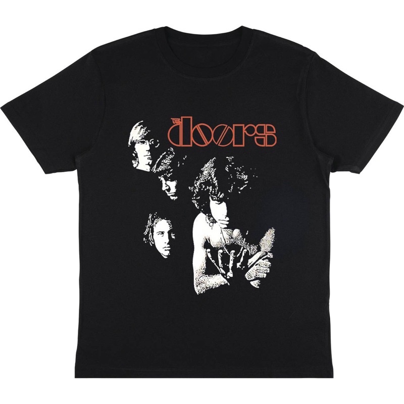 KAOS BAJU THE DOORS - LIGHT | T-SHIRT BAND THE DOORS | BAJU AND THE DOORS HITAM PRIA MUSIK VINTAGE