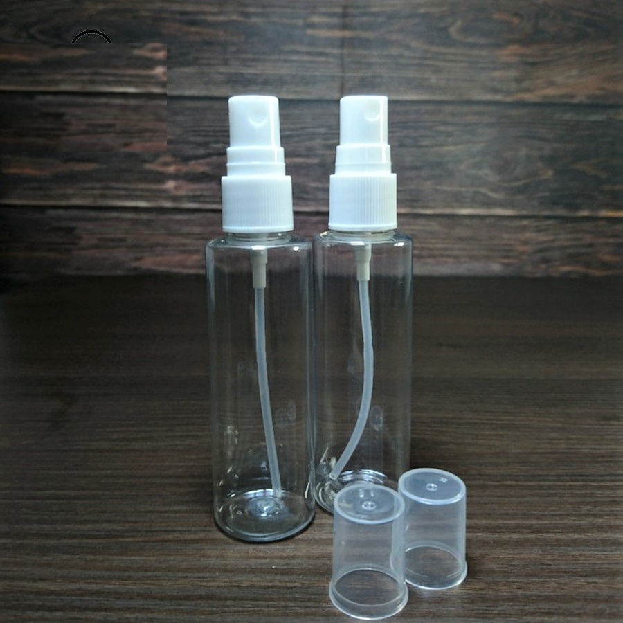 BABEE - BOTOL PLASTIK 60ML RF CLEAR TUTUP SPRAY / BOTOL SPRAY 60ML RF BENING BOTOL ISI ULANG