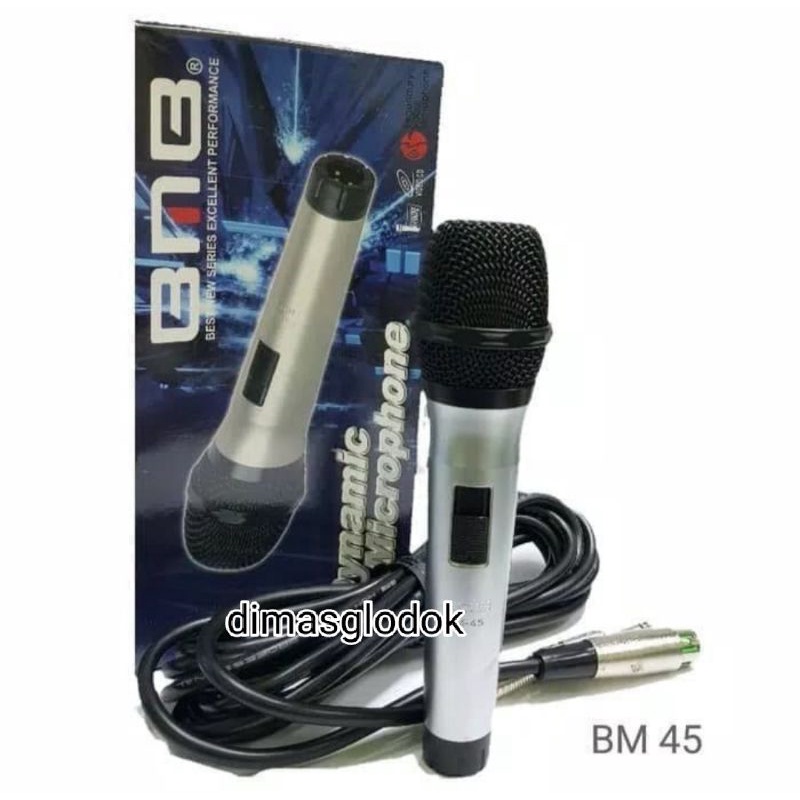 Mic BMB BM45 Original Mikropon Vokal BM-45 Mikrofon Kabel BM 45