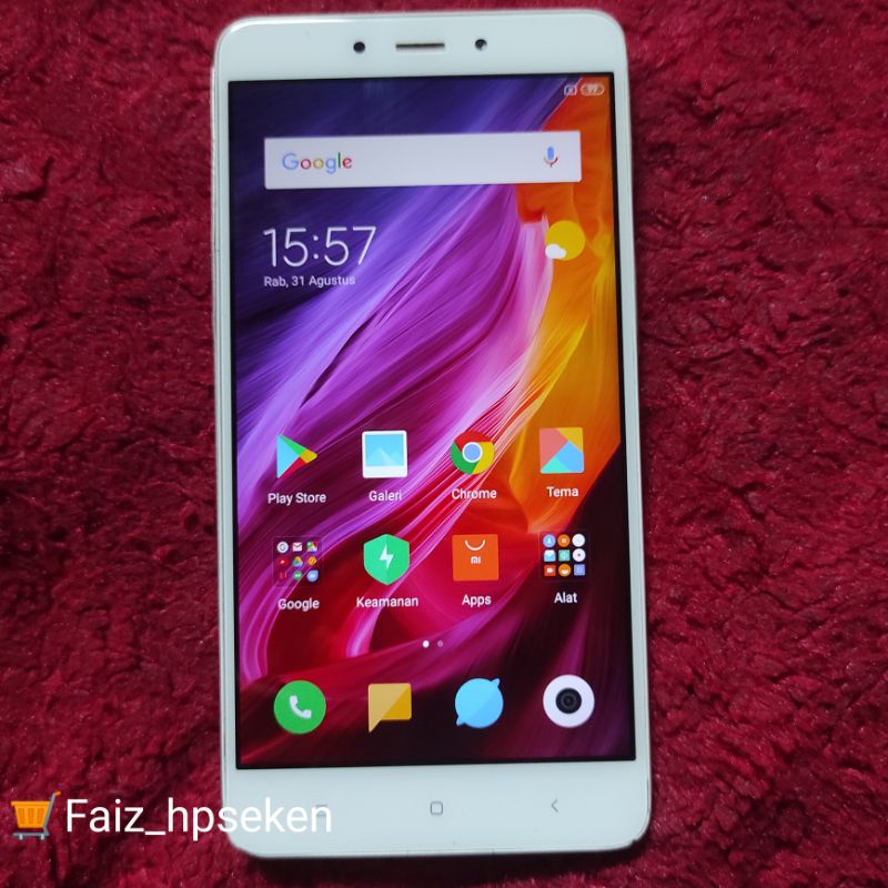 Xiaomi Redmi Note  4 Snapdragon (4G) Ram 3 Fingerprint Hp Android Second Murah Normal Siap Pakai