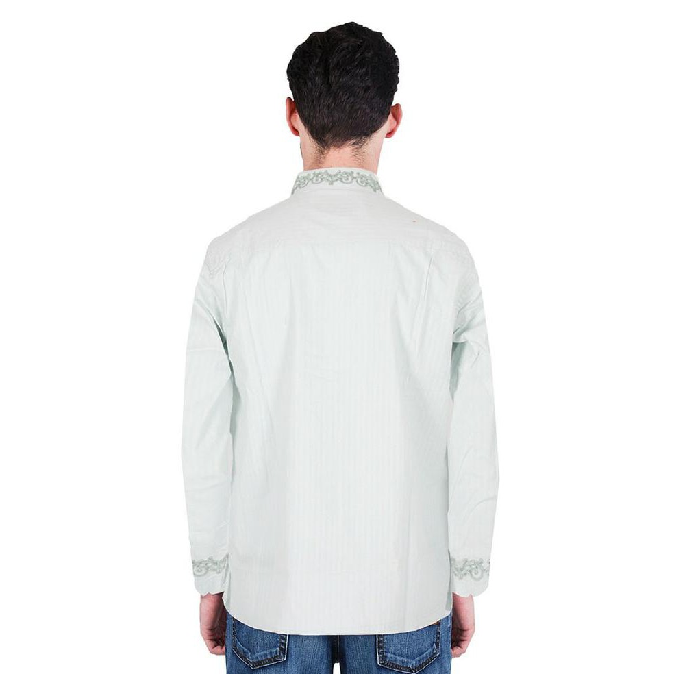 Lgs - Regular Fit - Baju Koko - Lengan Panjang - Full Bordir - Putih