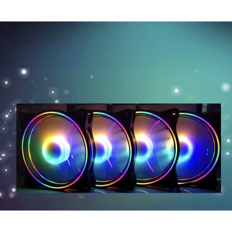 Fan Case RGB Black Panther RGB Fan Casing Ukuran 12CM