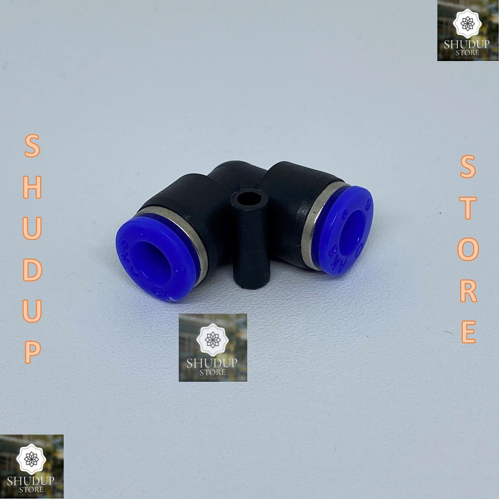 Sambungan Selang L 6mm Tekanan Tinggi Aquascape Co2 / Siku