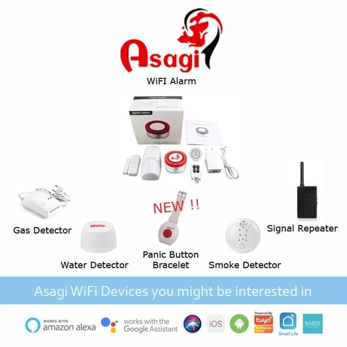 Asagi Gas Detector for Asagi Wireless Alarm System