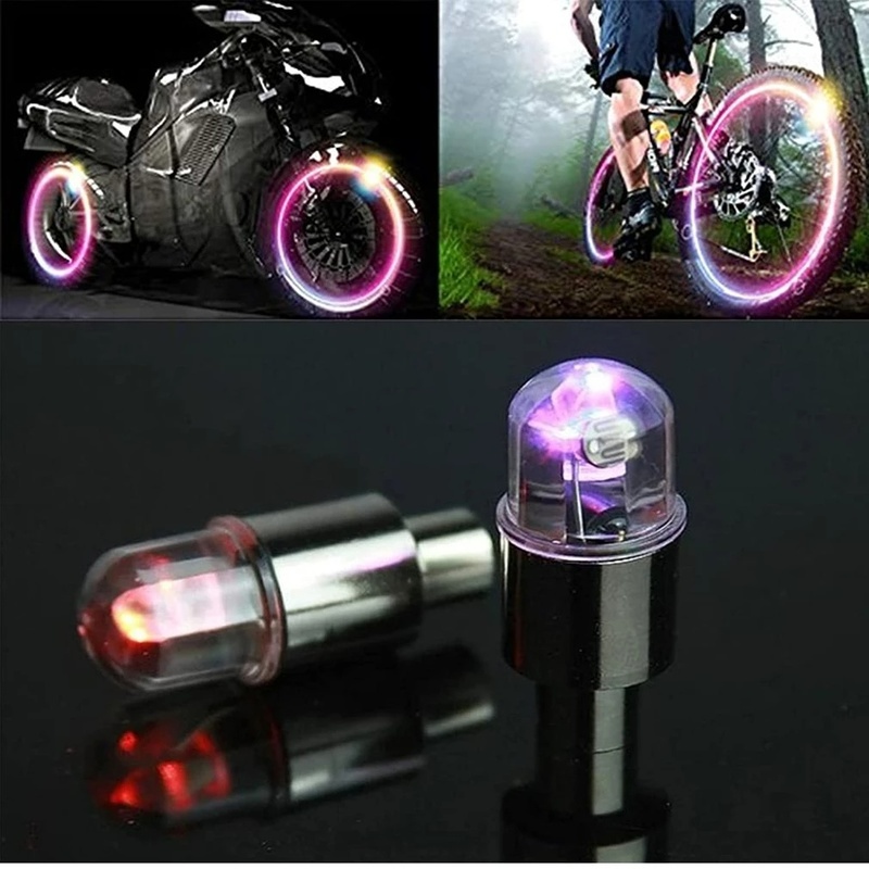 1pc Lampu Neon LED Untuk Jari-Jari Sepeda MTB