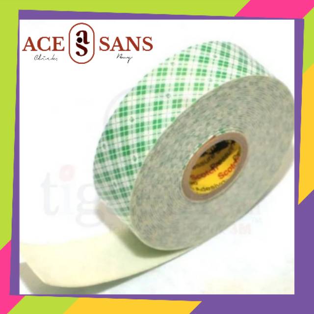 

3M 4032 Mounting Tape | 3M Double Coated Foam Tape Tebal: 0.8mm Size: 24mm x 5m | Double Tape | Ori