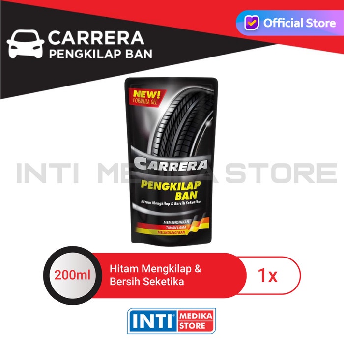Carrera - Semir Pengkilap Ban 200Ml Penghitam Ban Mobil / Motor #98