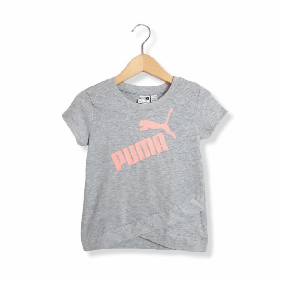 Kaos Katun Anak Perempuan Puma Grey Size 18m 24m / Kado Baju Bayi / Kado Baby Kaos Katun Adem Murah 