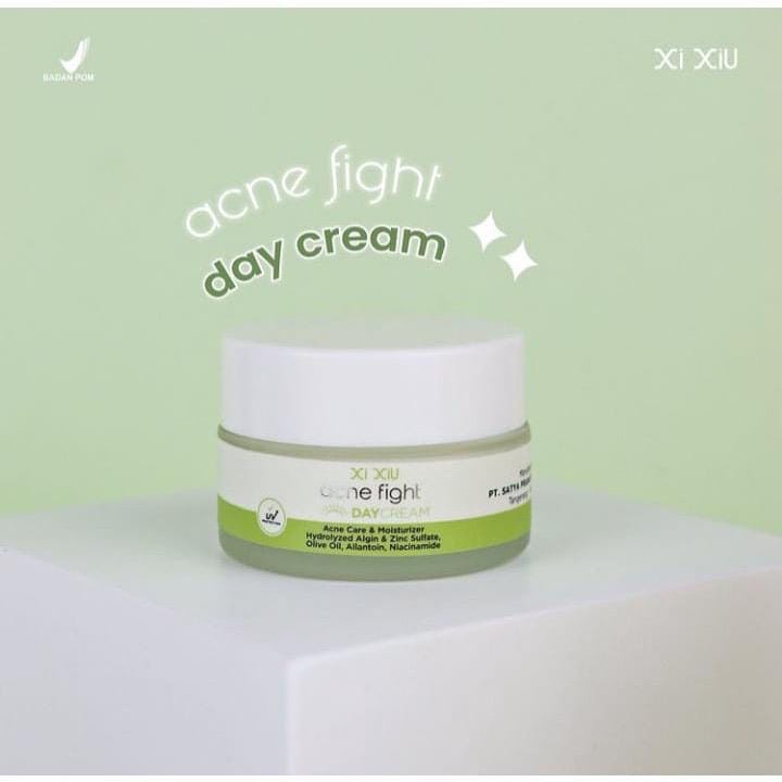 XI XIU ACNE FIGHT SERIES SERUM / DAY CREAM / NIGHT CREAM / BERJERAWAT