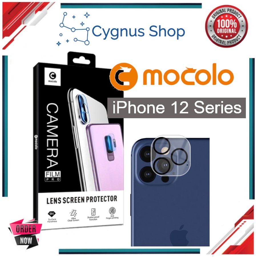 Mocolo Camera Lens Glass Protector iPhone 12 / 12 Pro / 12 Pro Max / 12 Mini