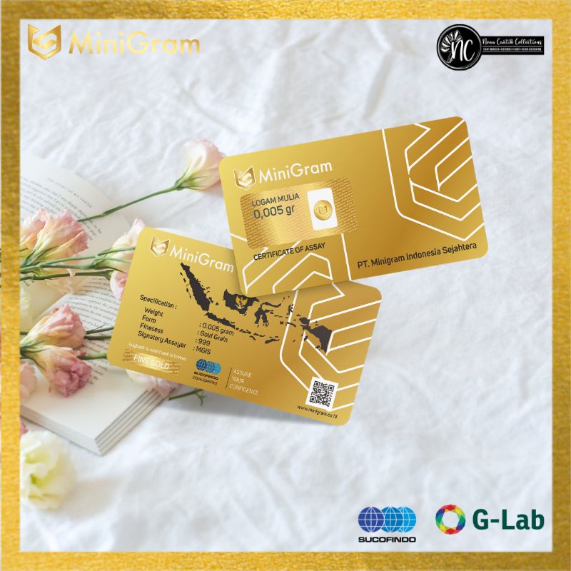 MINIGRAM 0.005 Gram / MINIGOLD/ LOGAM MULIA/ ANTAM