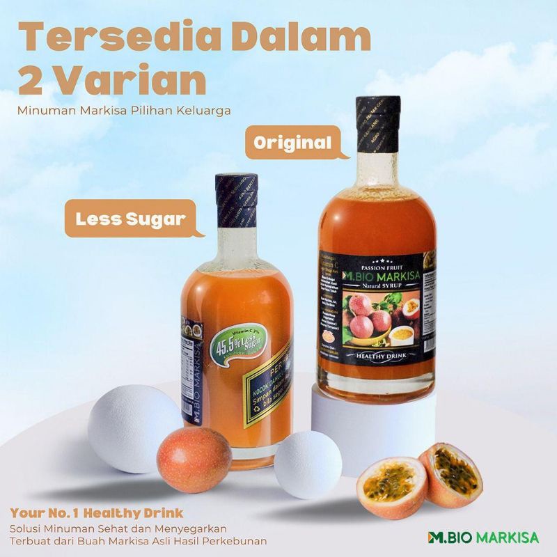 

M.Bio Markisa - Sirup Buah Markisa Asli HEALTHY DRINKS Minuman Sehat