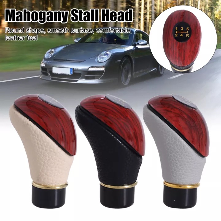 Shift Knob Gear Knob Kayu Type R Tuas Gigi Shift Knob Universal Knop Gear Knob Kayu Type R Tuas Gigi Perseneling Transmisi Mobil Manual