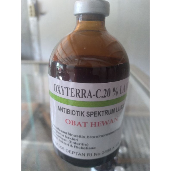 Oxytetraciline 20%  LA Antibiotik untuk PMK