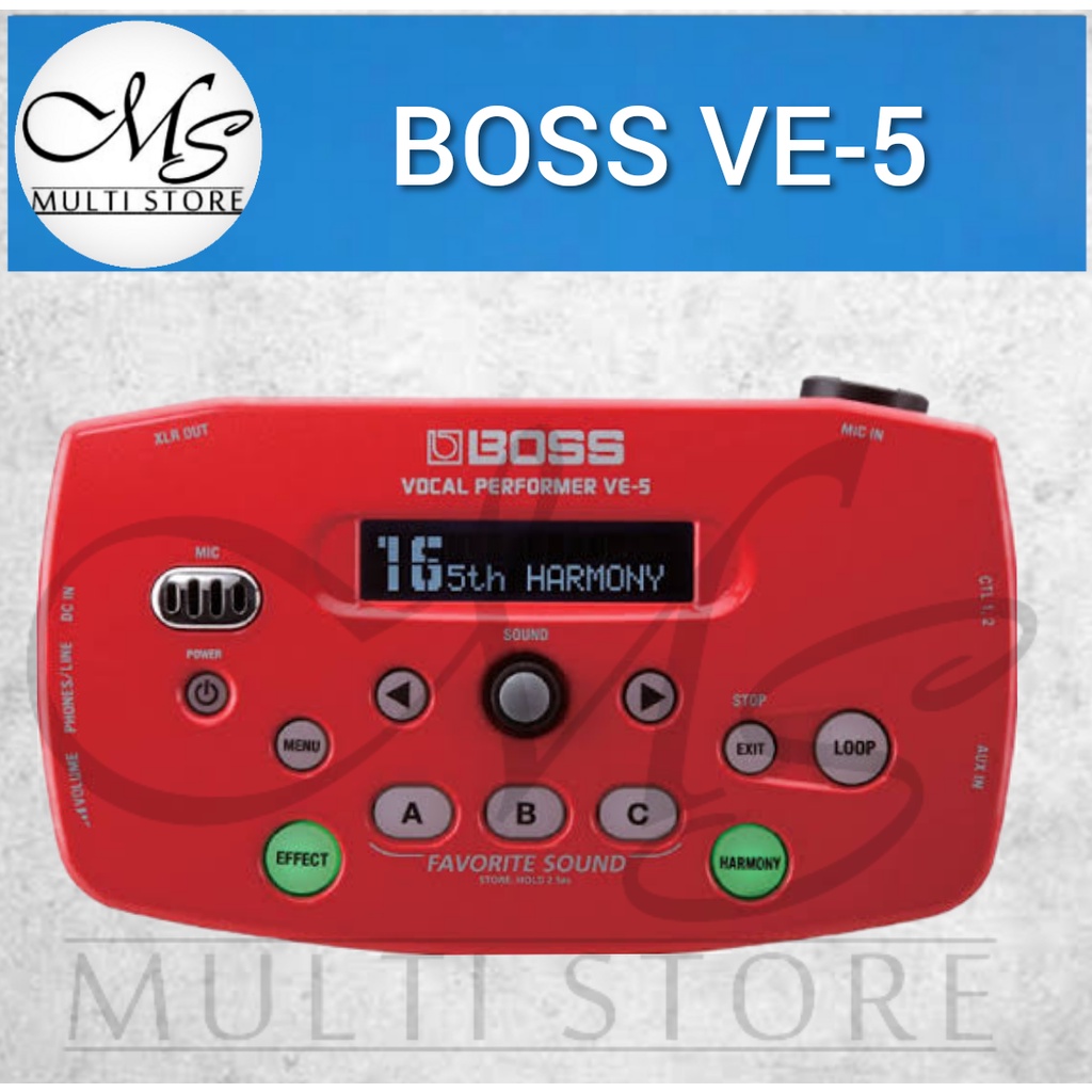 Boss VE-5 - VE5 - VE 5 - Vocal Effect Processor - Efek Vocal - GARANSI RESMI