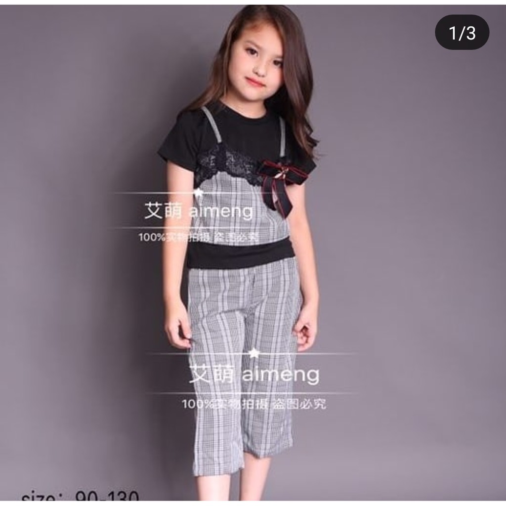 SETELAN ANAK PEREMPUAN MERK KING KID A4