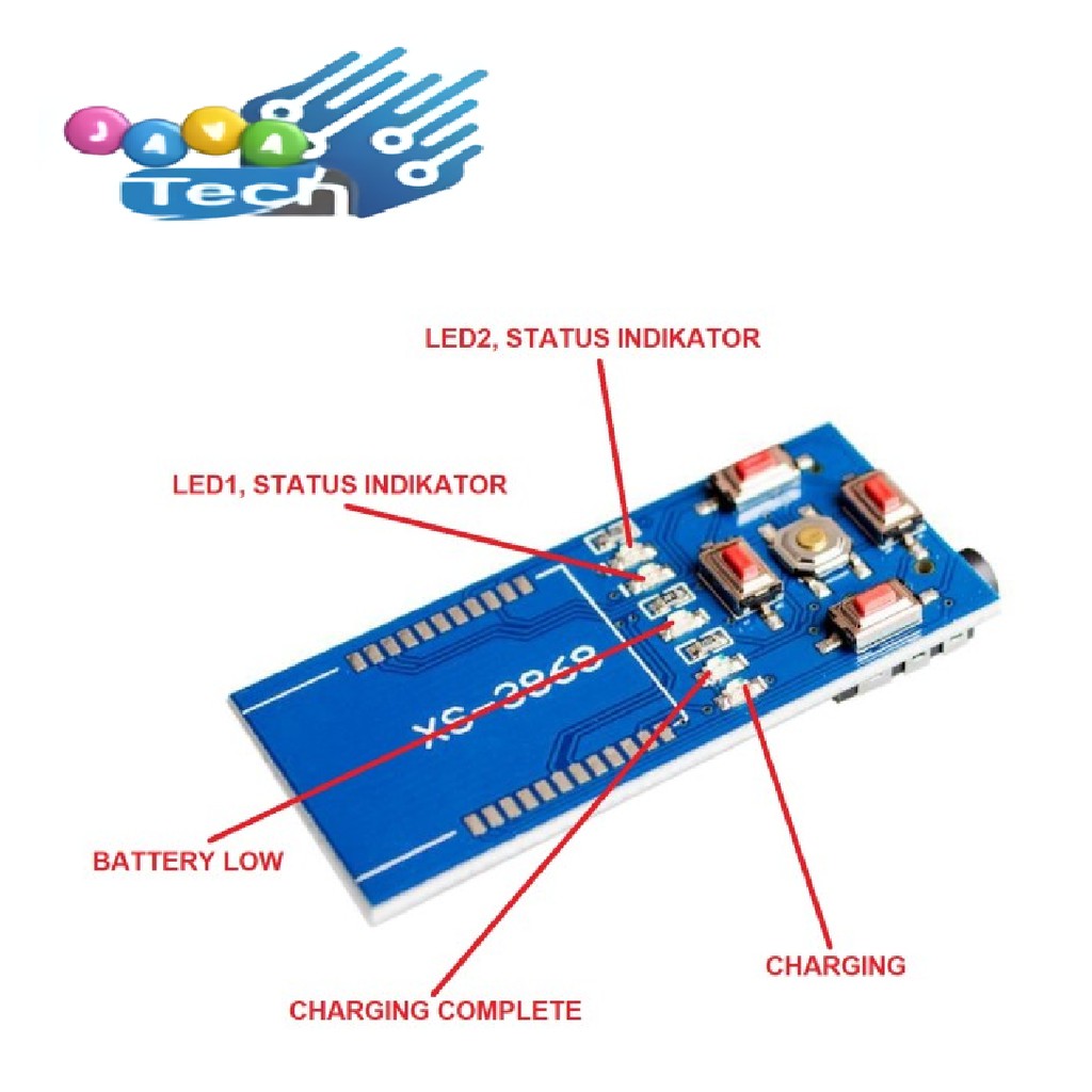 Modul Bluetooth Audio Adapter XS3868 Backplane Board