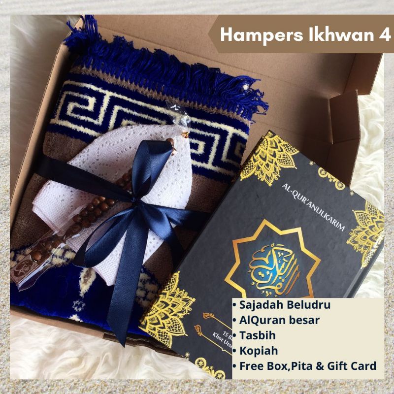Hampers Cowok Ikhwan 4 / Hampers Lebaran / Hampers AlQuran /Kado /Gift