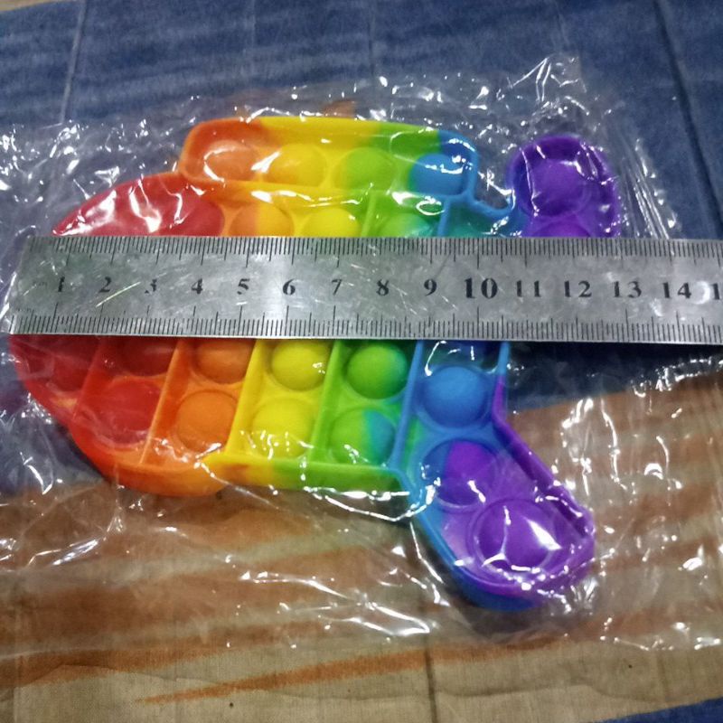 New fidget push Pop Its Round Toy Push bubble stress kids pop it murah popit mainan anak rainbow-among lari 13 CM
