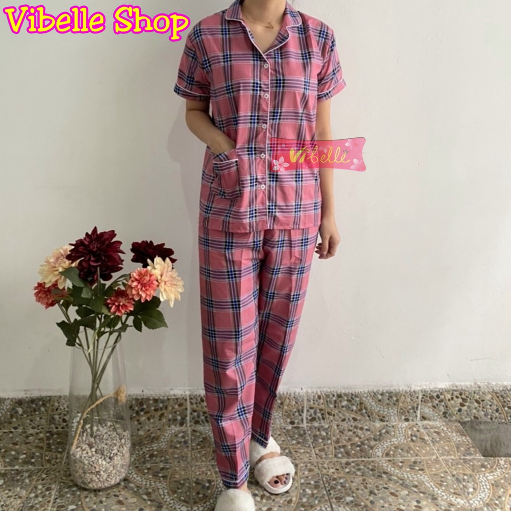 VIBELLECP - CP Vibelle shop grosir baju tidur piyama karakter fashion murah wanita-CP KOTAKBESAR PINK