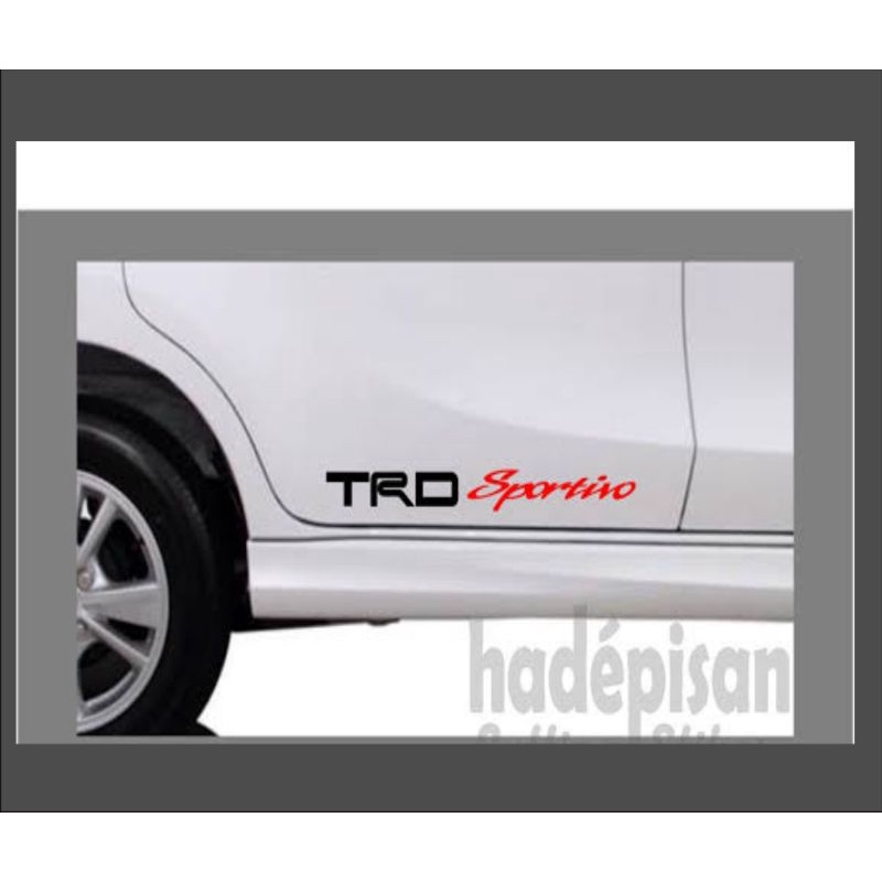 sticker cutting stiker variasi bodi mobil TRD sportivo 1set