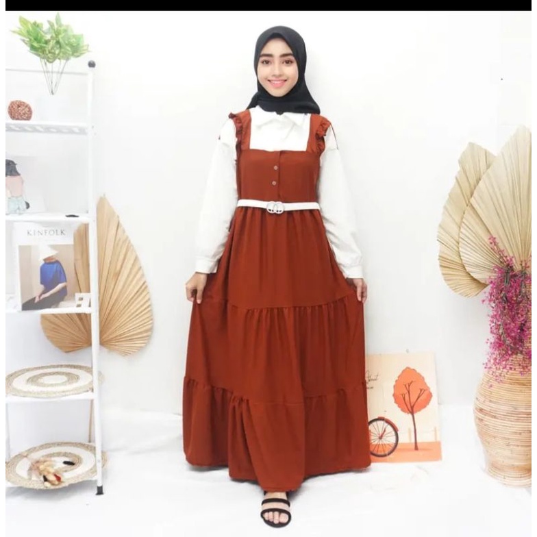 Livy Dress // Fashion remaja muslim  // Outfit terbaru