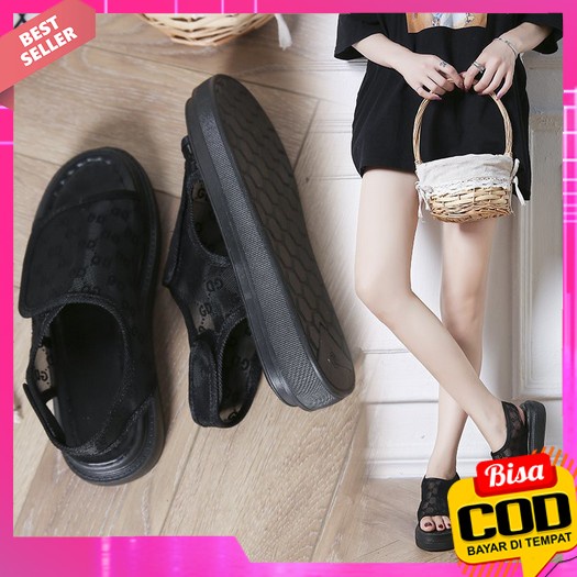 Terlaris  Sandal Sendal Selop Slop Gunung Tali Outdoor Olahraga Sport Hiking Wanita Anak Perempuan C